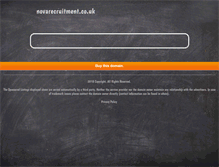 Tablet Screenshot of novarecruitment.co.uk